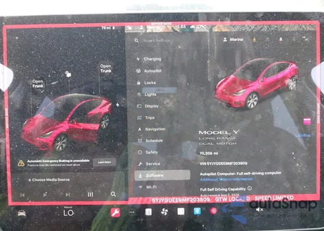 2021 Tesla Model Y Long Range Dual Motor All-Wheel Drive from USA, damaged, VIN 5YJYGDEE9MF203809